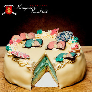 Afbeelding van Gender Reveal taart (12 per}